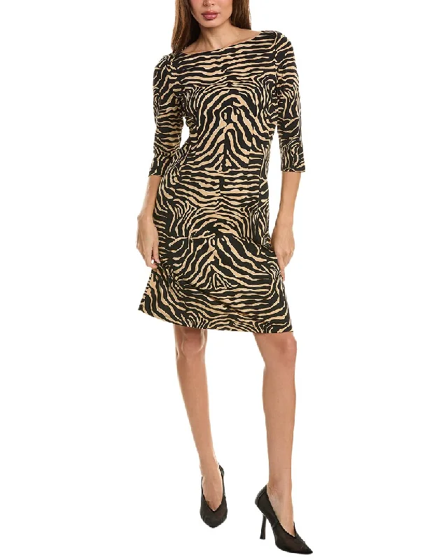 J.McLaughlin Mari Boatneck Mini Dress Fashionable Mini Dress with Pockets