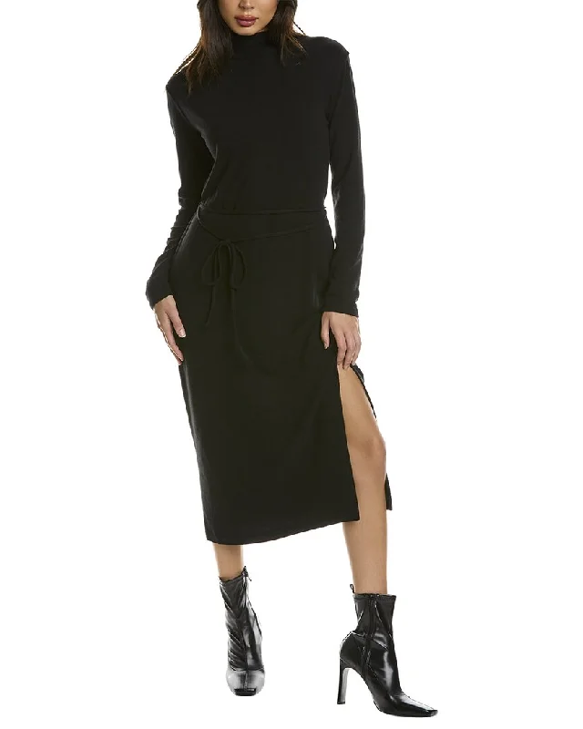 Vince Turtleneck Midi Dress Cozy Spaghetti Strap Midi Dress