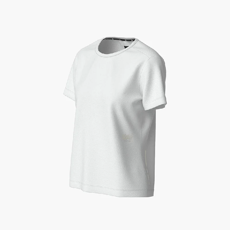 W DLYTShirt - Ghost Elegant High-Low Short Shirt