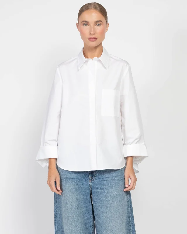 Boyfriend Shirt Soft Silk Short Sleeve