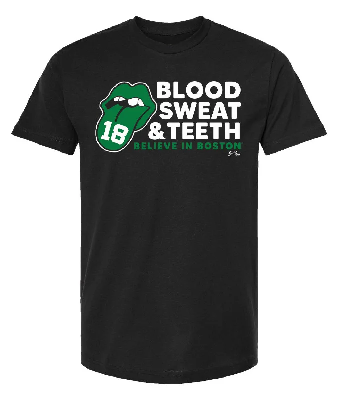 Blood, Sweat, & Teeth T-Shirt Collared Crew Neck Turtle Neck