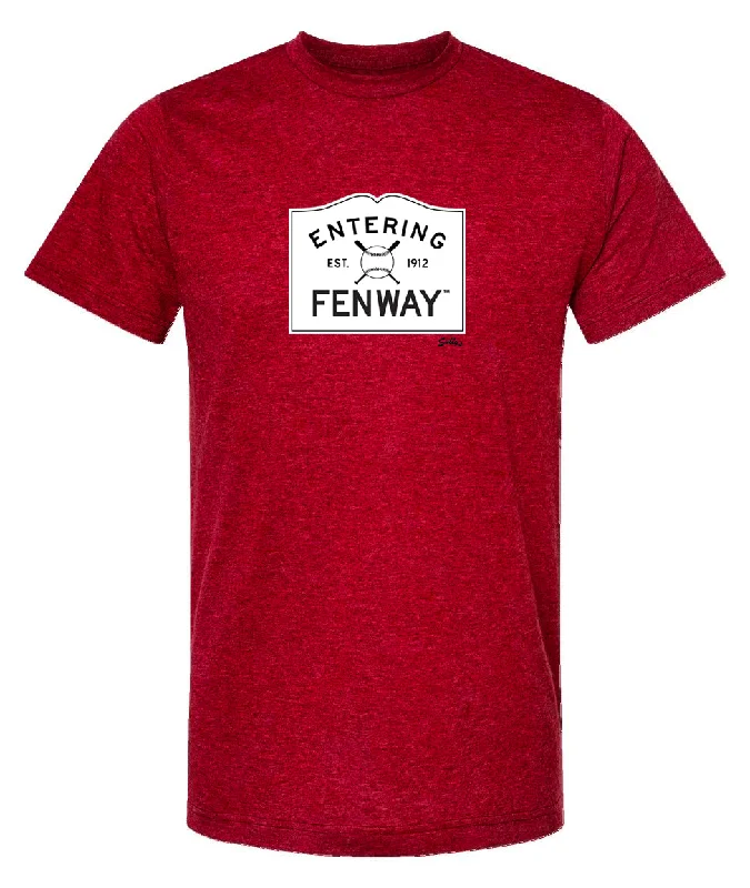 Entering Fenway T-Shirt Chenille Blend Fleece Blend Nylon Blend