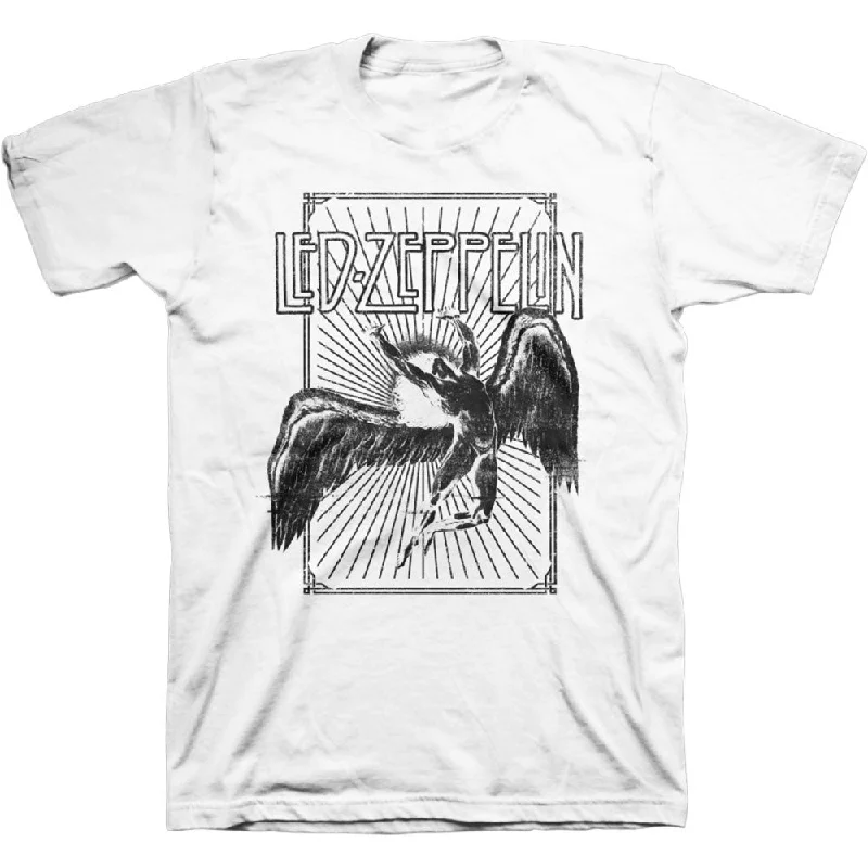 Led Zeppelin | Official Band T-shirt | Icarus Burst Front Pockets Side Pockets Patch Pockets