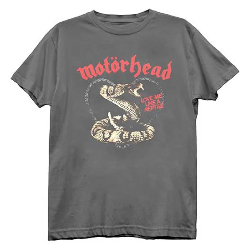 Motorhead | Official Band T-Shirt | Love Me Like A Reptile Cotton Fabric Linen Fabric Terry Fabric