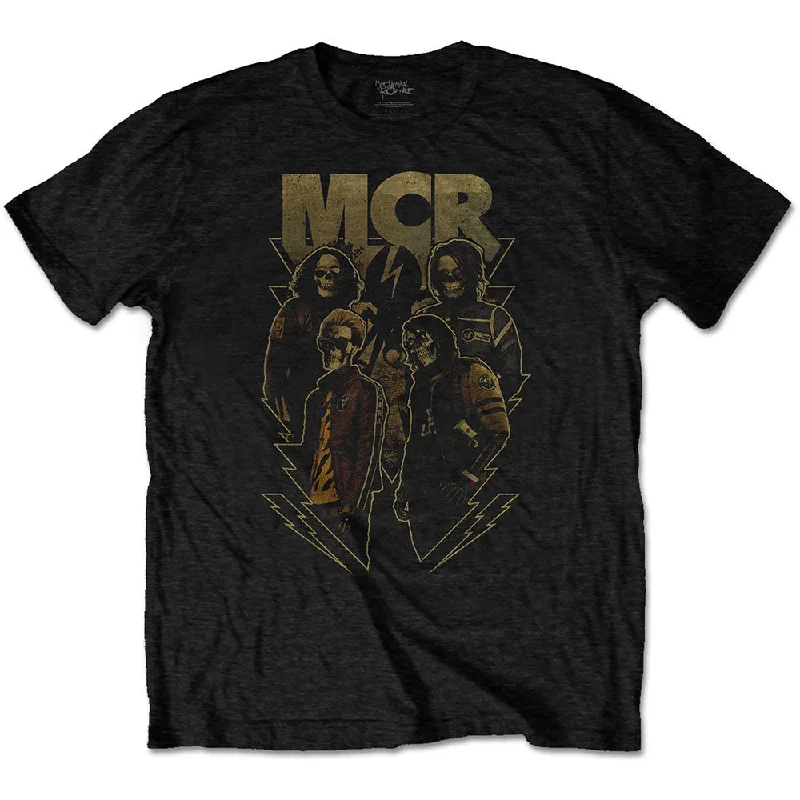 My Chemical Romance | Official Band T-shirt | Appetite For Danger Mesh Blend Leather Blend Suede Blend