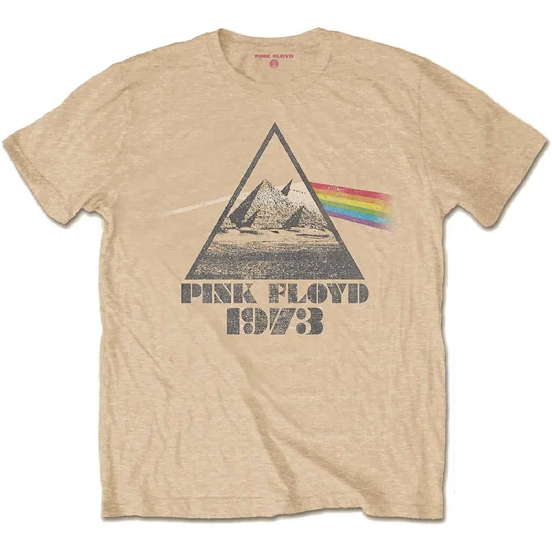 Pink Floyd | Official Band T-Shirt | Pyramids Mesh Fabric Canvas Fabric Denim Fabric