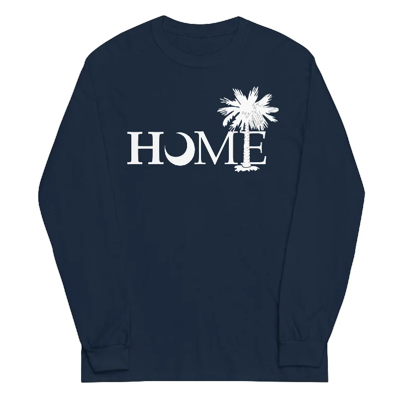 South Carolina 'Home' Long Sleeve Tee Lace Blend Ribbed Blend Corduroy Blend