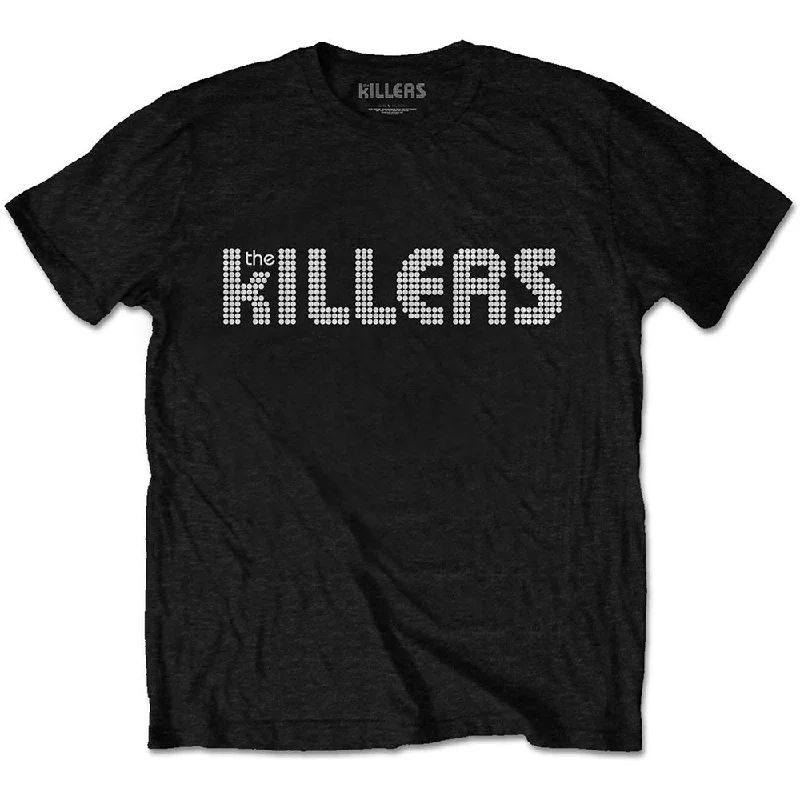 The Killers | Official Band T-shirt | Dots Logo Plaid T-Shirt Polka Dot Checkered