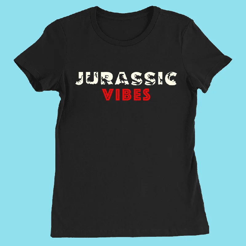 Women Jurassic Vibes T-Shirt Chenille Blend Fleece Blend Nylon Blend