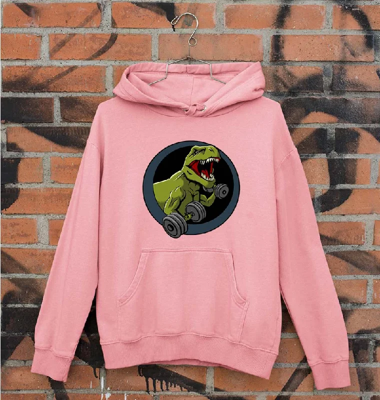 Angry T-Rex Gym Unisex Hoodie for Men/Women Hoodie with Hood Adjustable Protection