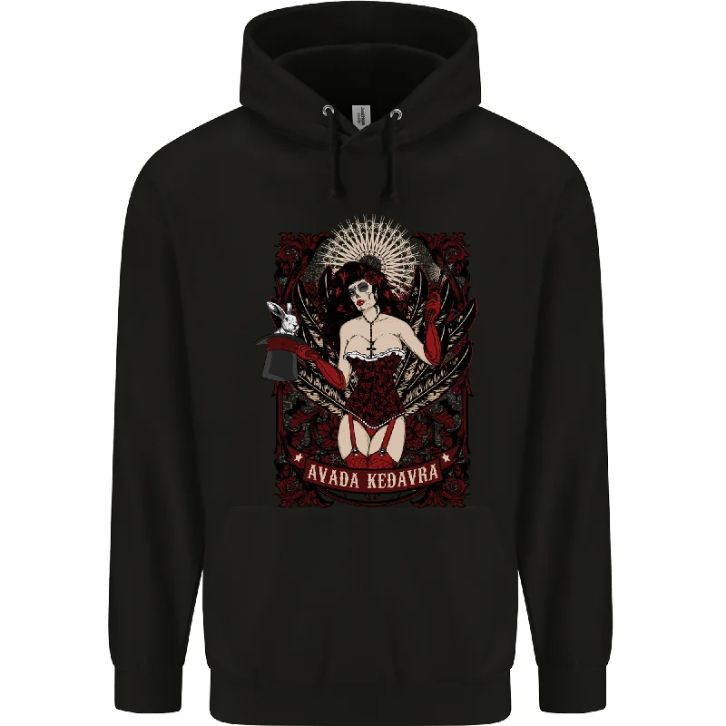 Avada Kedavra Day of the Dead DOTD Mens 80% Cotton Hoodie Hoodie with Print Artistic Unique