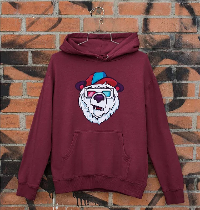 Bear Unisex Hoodie for Men/Women Hoodie with Pastel Soft Subtle