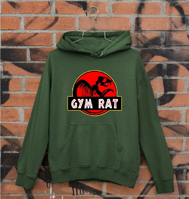 Gym Rat Unisex Hoodie for Men/Women Hoodie with Gradient Ombre Colorful