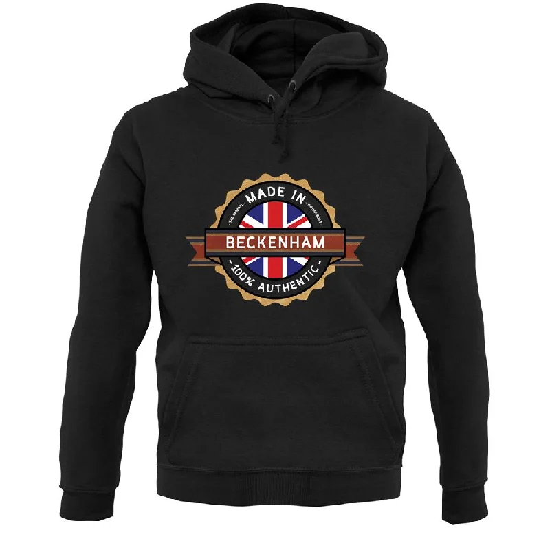 Made In Beckenham 100% Authentic Unisex Hoodie Hoodie Jacket Zipper Layering