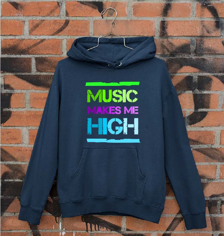 Music Unisex Hoodie for Men/Women Hoodie with Crew Neck Simple Timeless