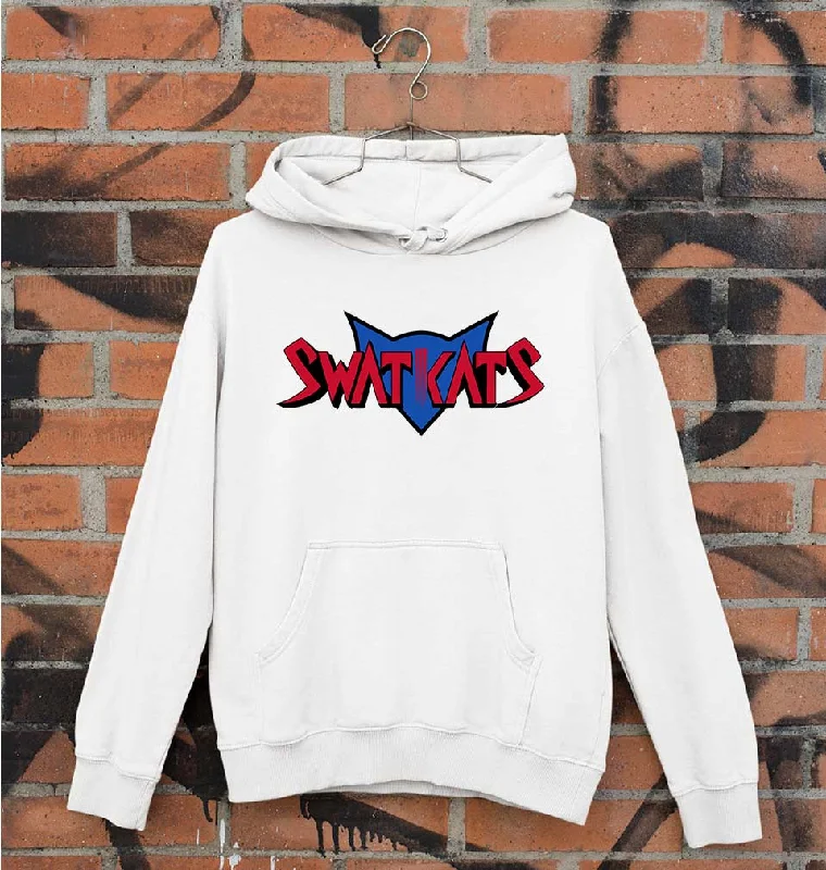 Swat Kats Gym Unisex Hoodie for Men/Women Hoodie with Hidden Zipper Minimalist Clean