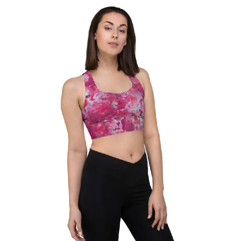 Bloom Within Longline sports bra Sports Support Bra