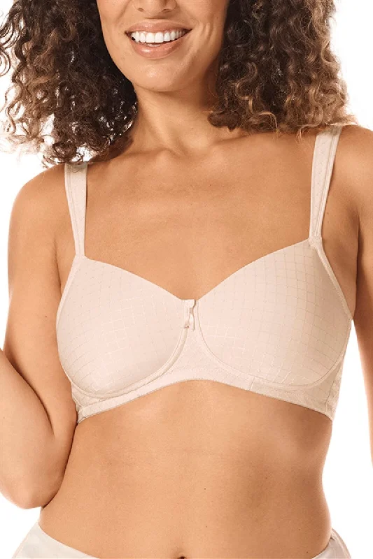 Cara Padded Non-Wired Bra - light rose - #44914 Stretchy Full Coverage