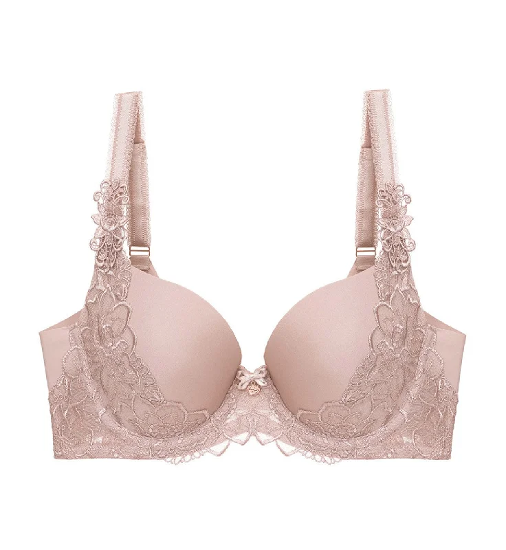 FLORALE ROSE WIRED PADDED BRA Comfortable Lace Bralette