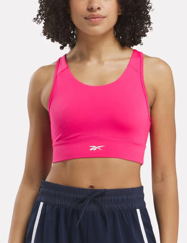 ID Train High-Support Bra - Bold Pink Comfortable Bralette Style