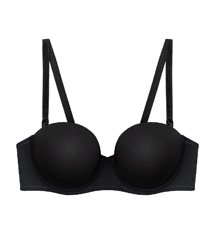 SIMPLY EVERYDAY WIRED PUSH UP DETACHABLE BRA Classic Wire-Free Bra