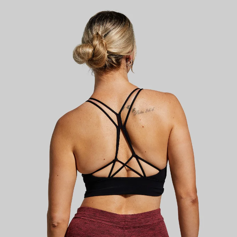 Untamed Sports Bra (Black) Sporty Wireless Bra