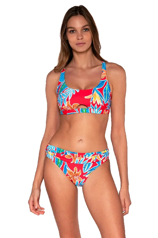 Sunsets Women's Swimwear Tiger Lily Brandi Bralette Bikini Top Bold Color Swimsuit