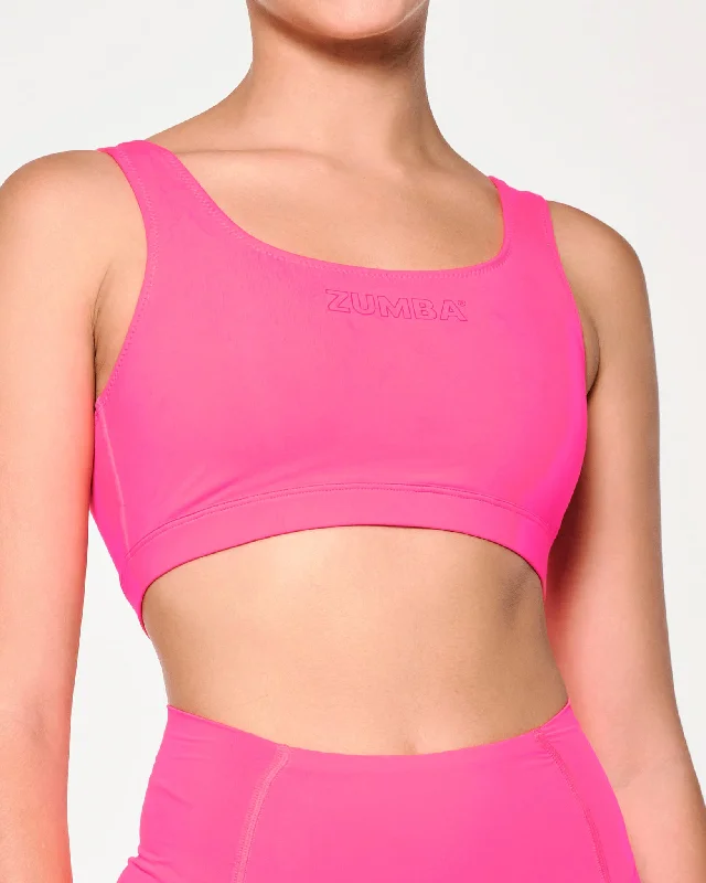 Zumba Sun And Swim Bra - Pink Two-Piece Beachwear