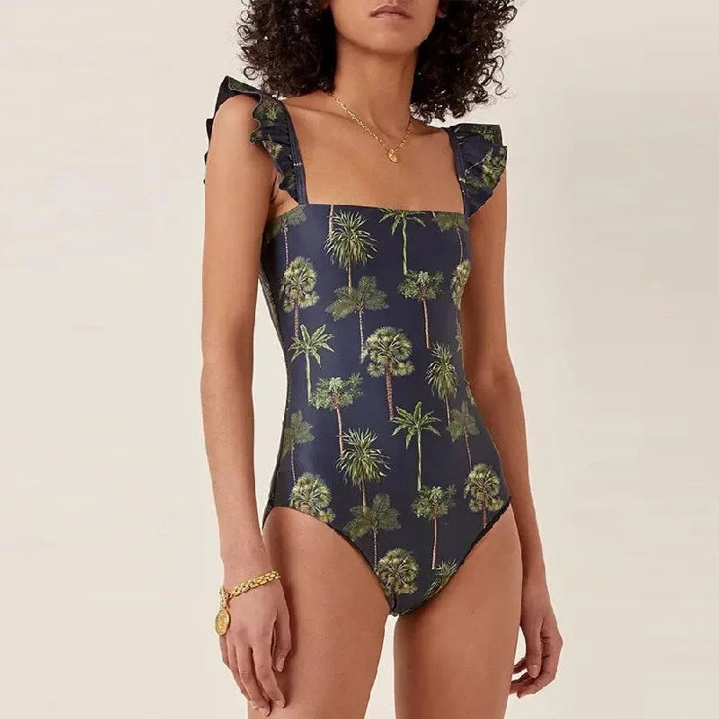 Ruby One Piece Swimsuit Elegant Swim Dress