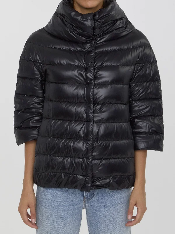 Down Jacket In Nylon Fleece Jacket Down Jacket Feather Jacket