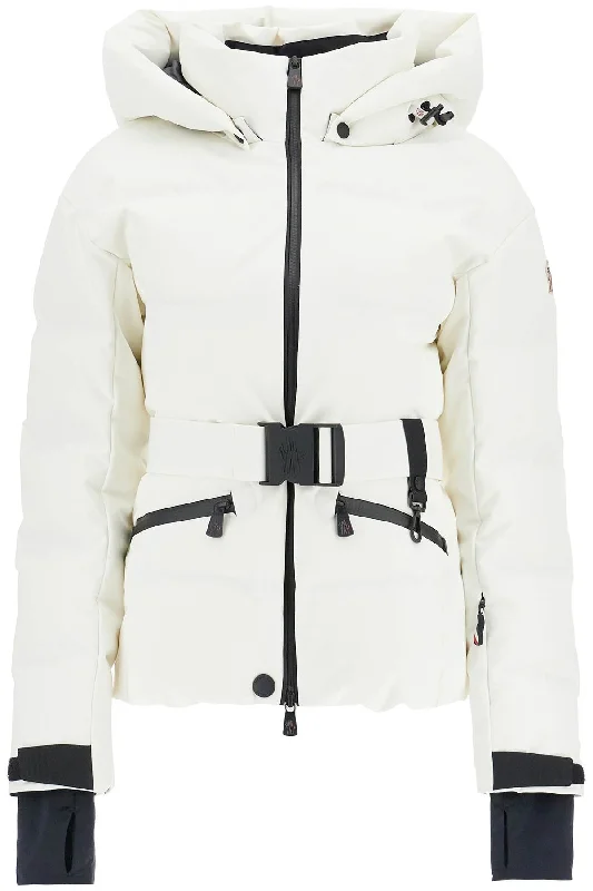 Tolima Ski Down Jacket With Belt One-Shoulder Jacket Off-the-Shoulder Jacket Asymmetrical Jacket