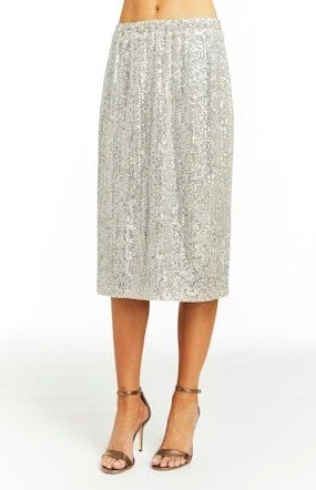 Drew Oaklynn Sequin Skirt - Stone wool skirt breathable