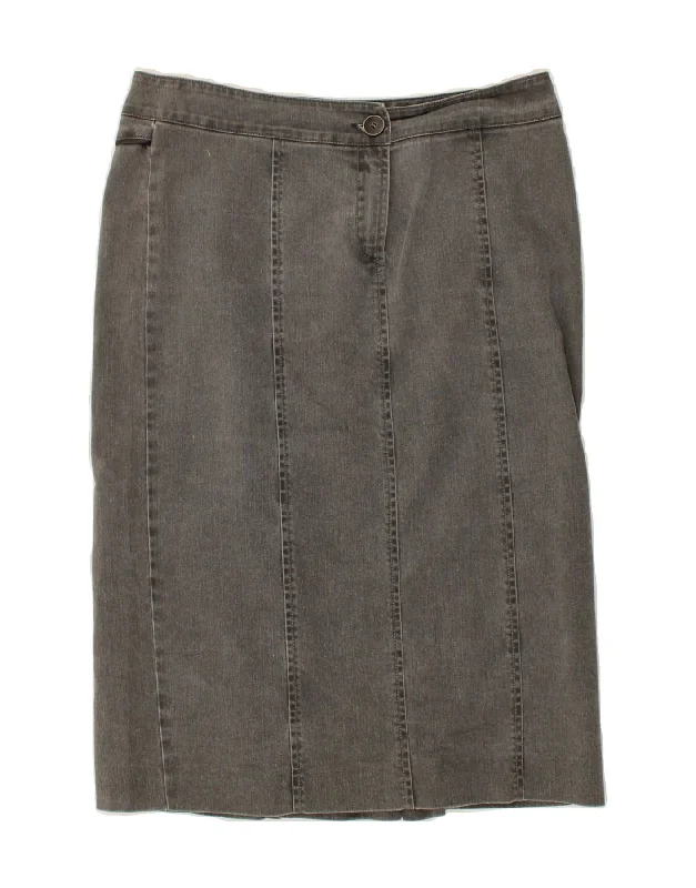 PENNY BLACK Womens Denim Skirt W29 Medium Grey corduroy skirt durable